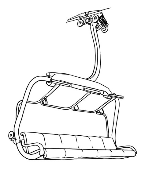 Ski Line Drawing, Chair Lift Ski, Ski Lift Illustration, Chairlift Tattoo, Ski Lift Tattoo, Ski Lift Drawing, Ski Drawing Simple, Mitten Art, Snowboard Tattoo