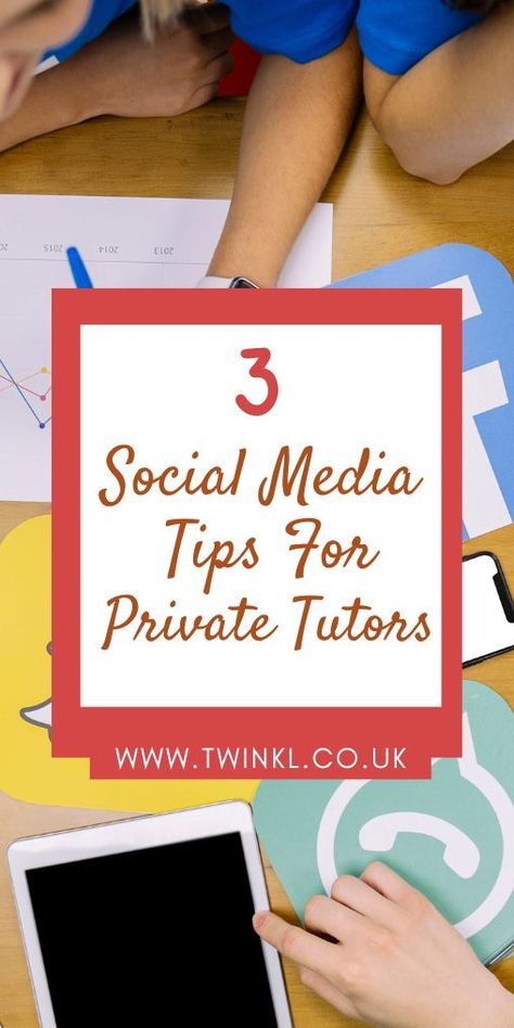 3 Social Media Tips for Private Tutors Tutor Flyer, Tutor Tips, Small Business Ideas Startups, Tutoring Services, Reading Tutor, Teaching Hacks, Private Tutor, Private Tutoring, Own Business Ideas