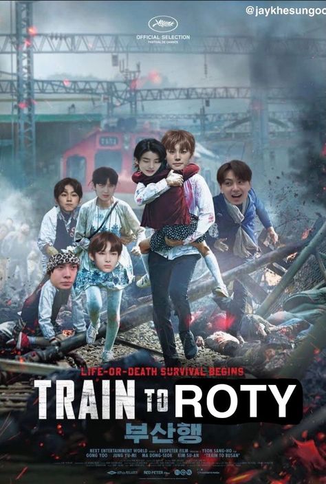 Train To Busan Poster, Sleep On Bed, Singing Training, Enhypen Funny, Enhypen Meme, Train To Busan, Enha Memes, Cute Zombie, The Mimic