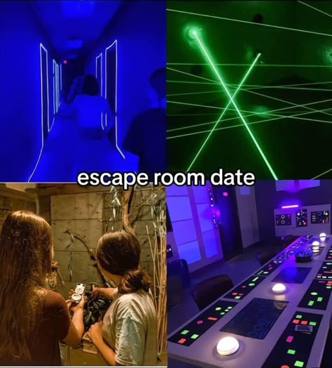 Escape Room Date, Couples Date Night Aesthetic, Cute Dates, Things To Do With Your Boyfriend, Hangout Ideas, Dream Dates, Dates Ideas, Romantic Date Night Ideas, Soft Launch