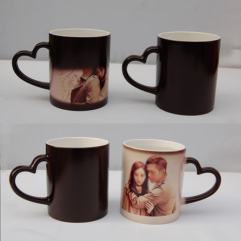 P178 11oz Heat Sensitive Color Changing Magic Black Sublimation Ceramic Coated Heart Handle Mug With customized https://m.alibaba.com/product/60863821654/P178--11oz-Heat-Sensitive-Color.html?__sceneInfo={"cacheTime":"1800000","type":"appDetailShare"} Emergency Survival Kit, Mugs Ceramic, Personalized Mug, Mug Printing, Animal Ornament, Your Picture, Ceramic Cup, Personalized Mugs, Personalized Pet