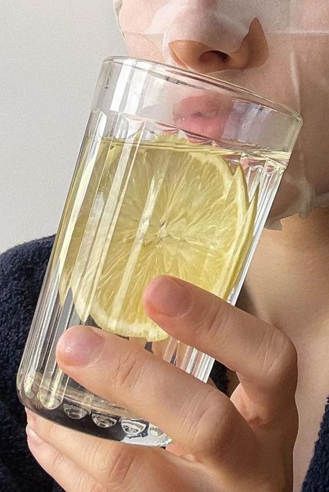 Drinking Lemon Water, Water Aesthetic, Clean Lifestyle, Skin Care Solutions, Lemon Water, Water Filter, Clean Water, Healthy Drinks, Drinking Water