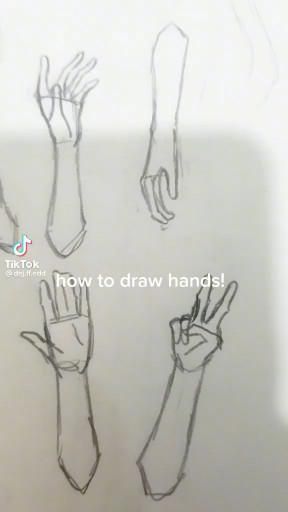 Hand Drawing Tutorial Easy, Hand Drawing Tutorial, Hand Tutorial, Hands Tutorial, How To Draw Realistic, Draw Realistic, Draw Hands, Realistic Drawing, Cool Pencil Drawings