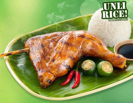 You can never go wrong with unli rice. Go to Mang Inasal at LG/F The Annex, SM City North EDSA. Mang Inasal Logo, Chicken Inasal, Chicken Photos, Pork Sisig, Filipino Street Food, Grilled Tuna, Vegetable Spring Rolls, Philippines Food, Bbq Menu