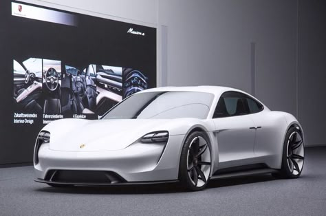 Porsche Mission E Concept, Porsche Concept, Porsche Electric, Porsche Mission E, Electric Sports Car, Mission E, Electric Cargo Bike, Cars Porsche, Porsche Taycan