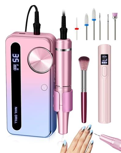 Nails Tech, Nail Salon Equipment, Street Hijab, Nail Equipment, Pink Amazon, Drill Machine, Nail Drill Machine, Nail Art Designs Diy, Salon Equipment