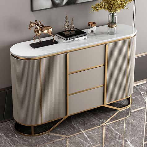 Decoration Buffet, White Buffet, Contemporary Sideboard, Modern Buffet, Sideboard Table, Console Design, Storage Table, Sideboard Designs, Modern Sideboard