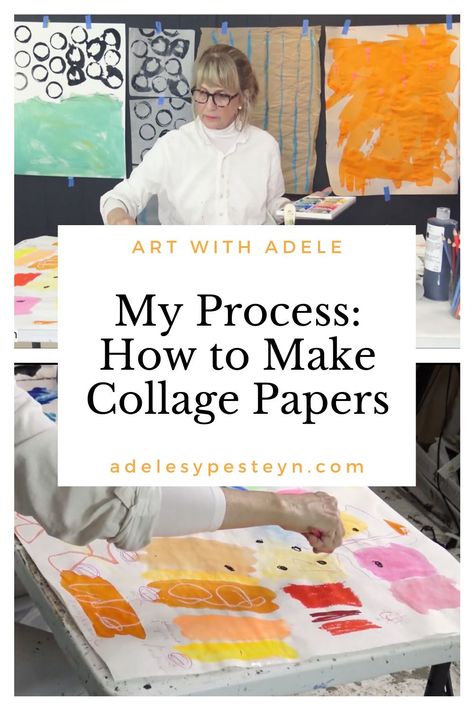 Paper Painting Collage, Diy Collage Paper Ideas, Painted Collage Art, Make Collage Papers, Paint Collage Ideas, Diy Collage Papers, Abstract On Paper, Collage Art Inspiration, Painted Paper Collage Art