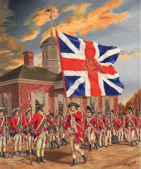 British Redcoats, Revolution Art, Rule Britannia, Williamsburg Virginia, The British Empire, British Military, British Flag, British Empire, British History