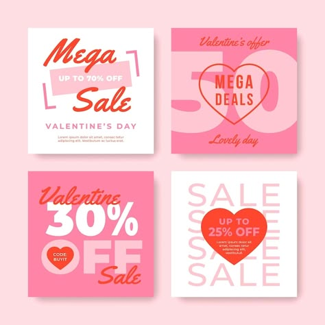 Business Influencer, Art Food Photography, San Valentin Vector, Valentines Day Post, Valentines Day Sale, Aesthetic Branding, Voucher Design, Graphic Design Cards, Valentines Day Clipart