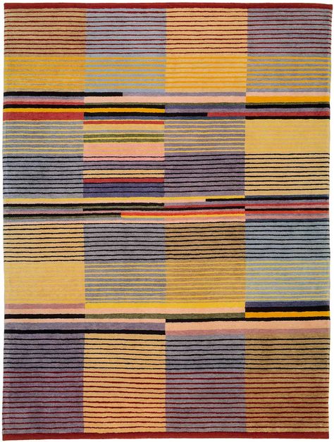 PL 174 - Christopher Farr Bauhaus Textiles, Christopher Farr, Bauhaus Art, Walter Gropius, Josef Albers, Bauhaus Design, Art Walk, Wassily Kandinsky, Textile Artists