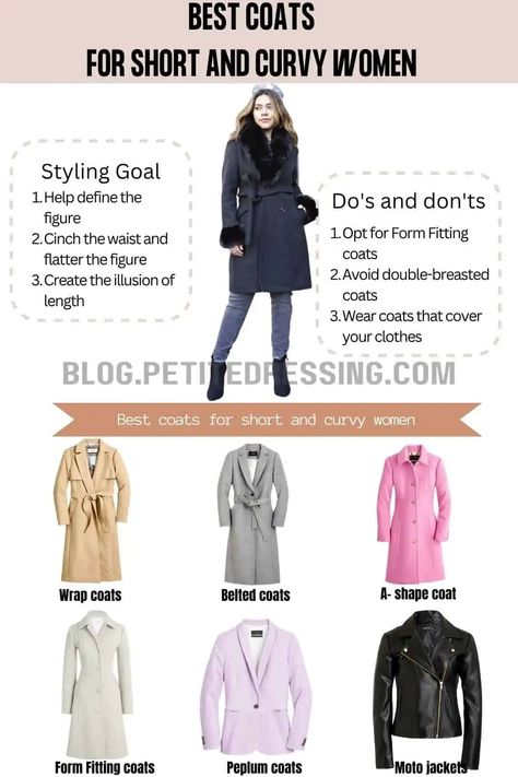 Winter Coat For Short Women, Coats For Short Women Winter, Petite Coats For Women, Coat For Short Women, Coats For Short Women, Outfits For Petite Curvy Women, Jackets For Petite Women, Peacoat Womens Outfit, Outfit For Short Girl