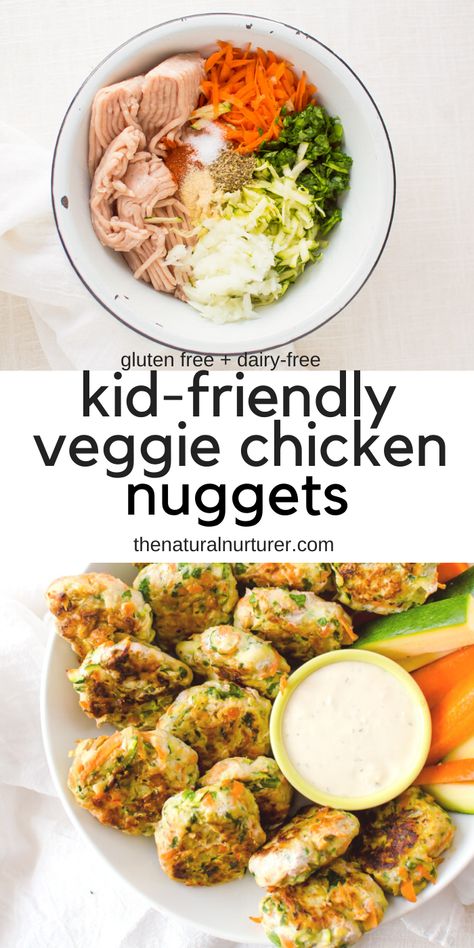 Veggie Chicken Nuggets, Easy Toddler Meals, Easy Baby Food Recipes, Healthy Baby Food, Baby Led Weaning Recipes, Weaning Recipes, Toddler Lunches, Healthy Toddler Meals, Dinner Healthy