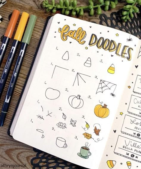 79 Best October Bujo Cover Spreads to Copy - atinydreamer October Dot Journal, October Bujo Spreads, October Monthly Spread Bullet Journal, October Weekly Spread Bullet Journal, Bujo October Cover, October Heading, October Cover Page Bullet Journal, October Planner Ideas, Bujo October Theme