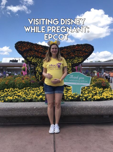 Maternity Disney Outfit, Disney Maternity Outfits, Disney Pregnant Outfit, Pregnant Disney Outfit, Fallen Out Of Love, Epcot Attractions, Epcot Rides, Disney Maternity, Braxton Hicks