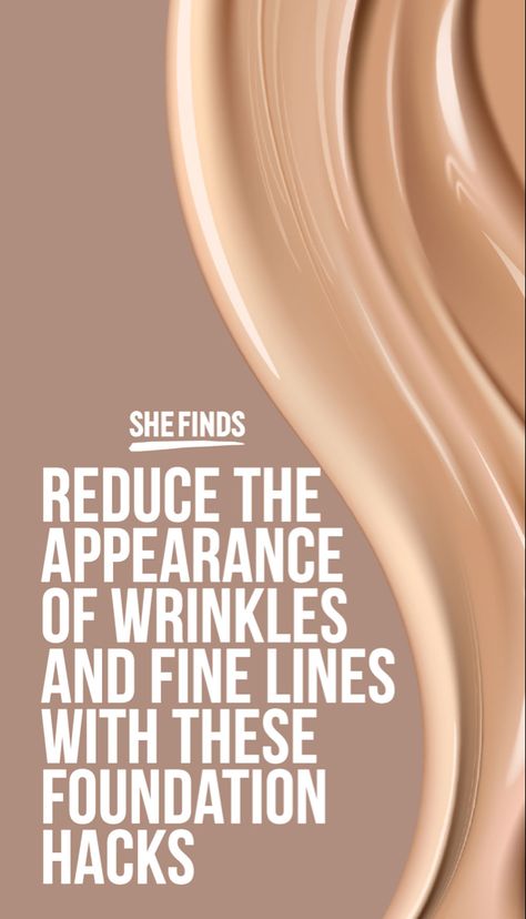 Make Up To Hide Wrinkles, Foundation For Wrinkled Skin, Best Makeup For Wrinkles, Makeup For Wrinkled Skin, Foundation For Wrinkles, Best Foundation For Wrinkles, Foundation Hacks, Foundation For Older Skin, How To Use Foundation