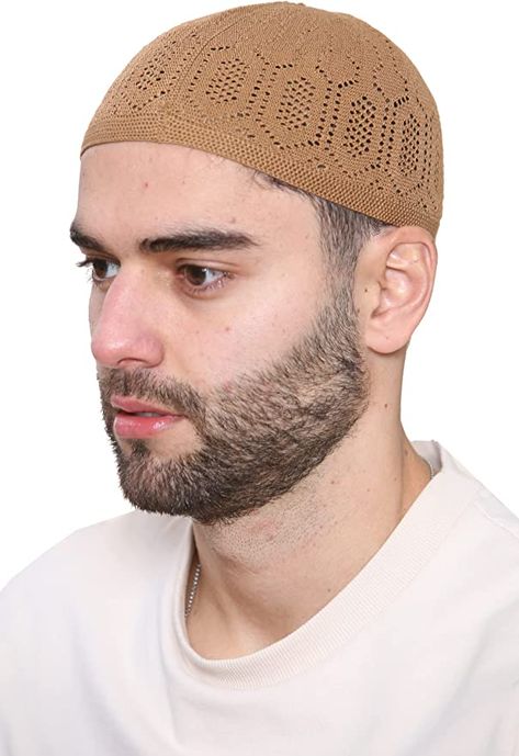 Qmart Namaz Cap Taqiyah Kufi Skull Beanies Hat Men Topi Turkey Prayer Cap Size : 21,22,23 Inches Stretchable can Wear (Beige), One Size : Amazon.co.uk: Fashion Beanies Hat, Beige Beanie, Kufi Hat, Summer Cap, Hat Men, Cap Mens, Amazon Buy, Hat For Man, Men's Knit