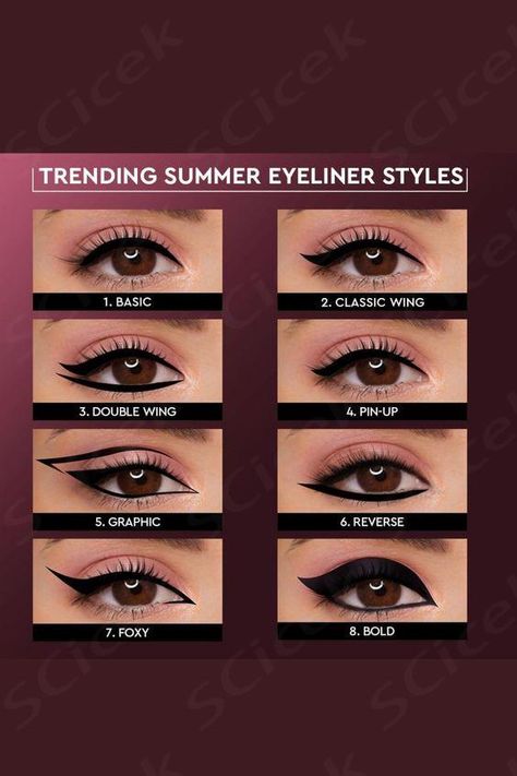 How to apply eyeliner Eyeliner tutorial for beginners Winged eyeliner tutorial  ... more Eyeliner Tutorial Winged, Cat Eye Eyeliner Tutorial, Easy Eyeliner Tutorial, Eyeliner Tutorial For Beginners, Easy Eyeliner, Cat Eye Eyeliner, Eye Eyeliner, Contouring Techniques, Eyeliner Application