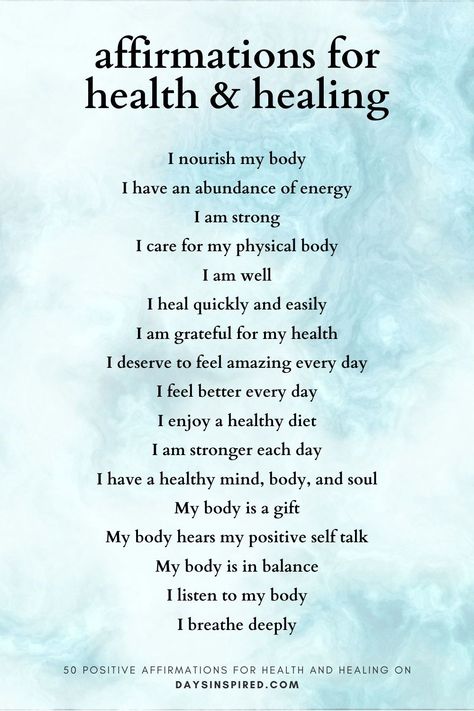 Goals Affirmations, Affirmations For Health, Healthy Affirmations, Positive Statements, Prayer For Health, Healing Mantras, Losing 40 Pounds, Health Affirmations, Healing Affirmations