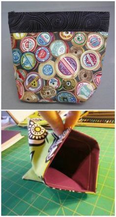 Snap Bags, Sew A Bag, Bag Video, Metal Tape, Snap Bag, Bags To Sew, Purse Tutorial, Modern Bag, Diy And Crafts Sewing