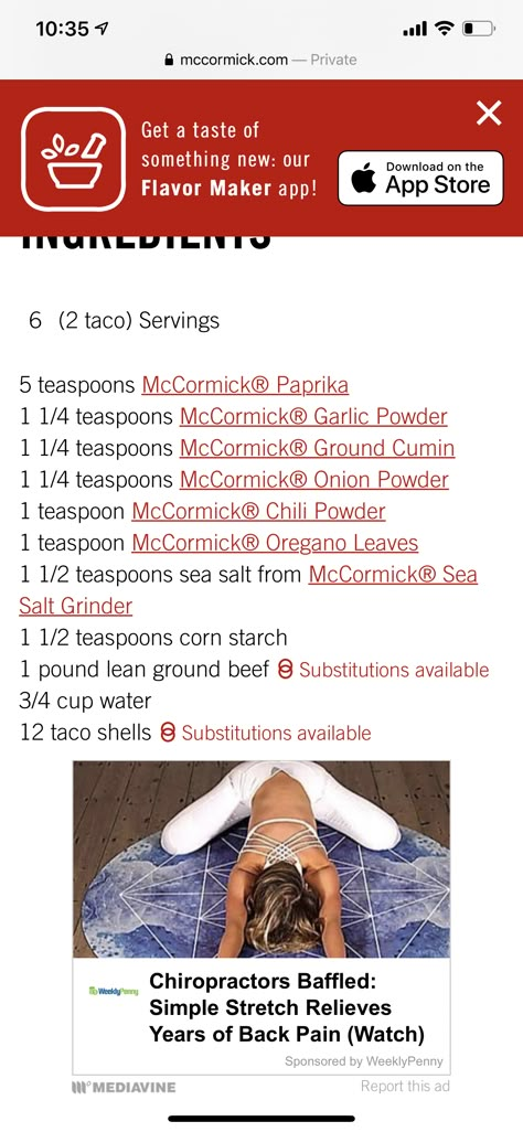 Mccormick Seasoning Recipes, Taco Seasoning Mccormick Copycat, Mccormick Taco Seasoning Recipe Copycat, Copycat Mccormick Taco Seasoning, Mccormick Taco Seasoning Recipe, Spice Racks Diy, Snacks For Game Night, Mccormick Taco Seasoning, Taco Seasoning Mix Recipe