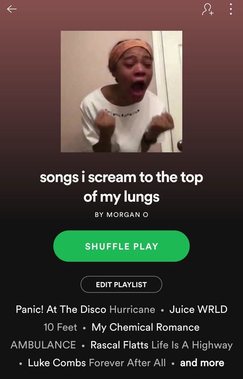 Screaming Songs Aesthetic, Daily Playlist Names, Songs Aesthetic, Song Lists, Music Recs, Song Ideas, Playlist Names, Playlist Names Ideas, Playlist Spotify