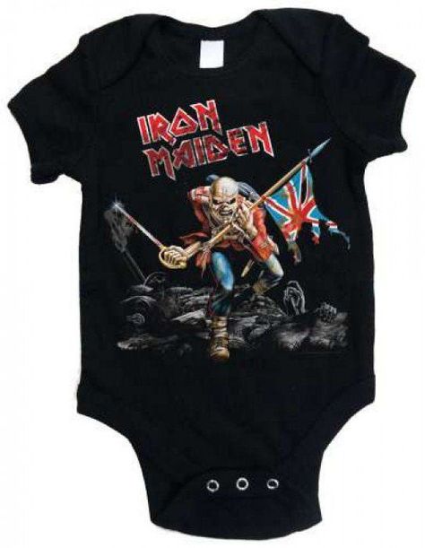 Titi Gifts, Star Wars Baby Clothes, Gothic Baby Clothes, Rock Baby Clothes, Iron Maiden T Shirt, Nerd Baby, Metal Baby, Baby Rock, Punk Baby