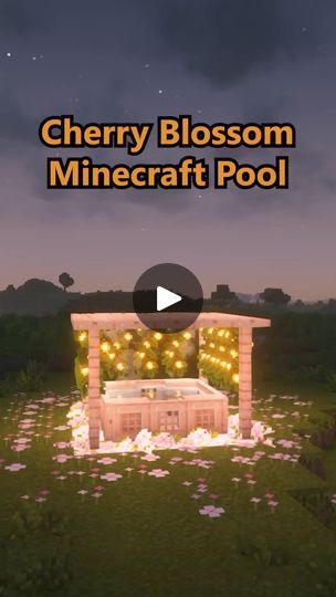 645K views · 27K reactions | How to build Cherry Blossom Minecraft Pool🍒  🏠 Addons Maker  #minecraft #mam #addonsmaker #minecraftpe #minecraftbuilder #minecraftbuilding #minecraftmemes #minecraftideas | AddOns Maker Cherry Blossom Fishing Dock Minecraft, Cherry Decor Minecraft, Cute Minecraft Cherry Blossom House, Minecraft Jacuzzi, Cherry Blossom Bedroom Minecraft, Small Cherry Blossom House Minecraft, Minecraft Little Builds, Easy Things To Build In Minecraft, Minecraft Building Ideas Cherry Blossom