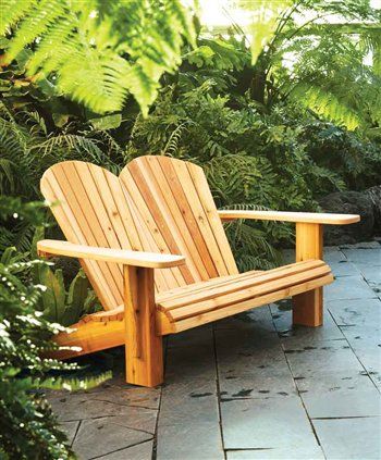 Adirondack Loveseat, Adirondack Chairs Diy, Rustic Chairs, Adirondack Chair Plans, Adirondack Furniture, Chairs Diy, Carpentry Projects, Wood Chairs, Diy Holz