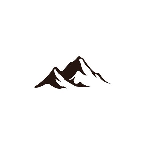 Adventure Logo Design Ideas, Mountain Logo Ideas, M Mountain Logo, Mountain Logo Design Ideas, Logos With Mountains, Mountain Templates, Mountaineering Logo, Logo Design Mountain, Logo Design Black And White