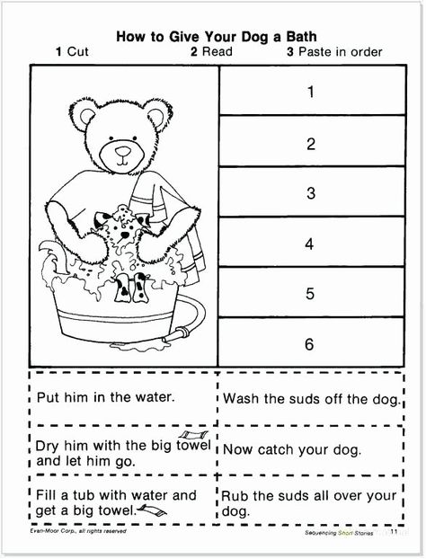 Story Sequencing Worksheets for Kindergarten Free Sequencing Worksheets for Kindergarten Story Sequence Kindergarten Sequencing Worksheets, Sequencing Kindergarten, Dogs Language, Sequence Of Events Worksheets, Story Sequencing Worksheets, Procedural Text, Worksheet Math, Sequence Writing, Sequencing Pictures