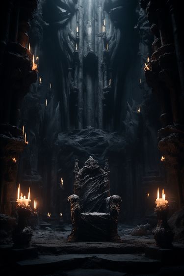 Obsidian Throne: The Hidden Lair of a Gothic Villain Stone Throne Concept Art, Dark Castle, Gothic Castle, Fantasy Rooms, Castle Aesthetic, Throne Room, Dark Romance Books, Shadow Art, Fantasy Castle