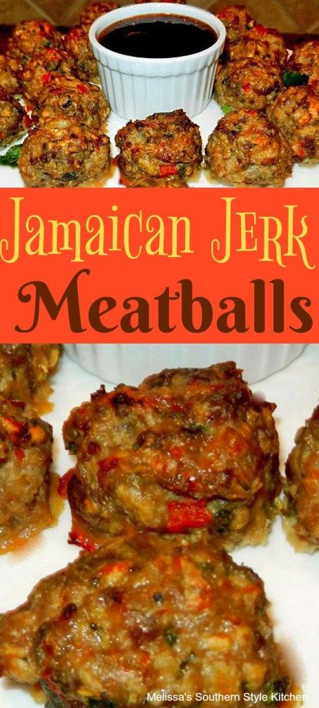 Meatballs Recipe Ground Beef, Jerk Meatballs, Recipe Ground Beef, Jamaican Cuisine, Jamaican Dishes, Jamaican Jerk, Meatballs Recipe, Island Food, Jamaican Recipes