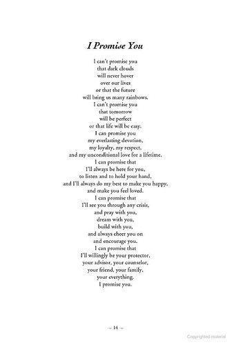 Quotes about Wedding : Wedding Quotes : i promise you. (de… | Flickr Love Quotes To Him, Poem For My Son, Quotes To Him, Vows To Husband, Vows Quotes, Get Him To Propose, Marry Me Quotes, Promise Quotes, Wedding Vows To Husband