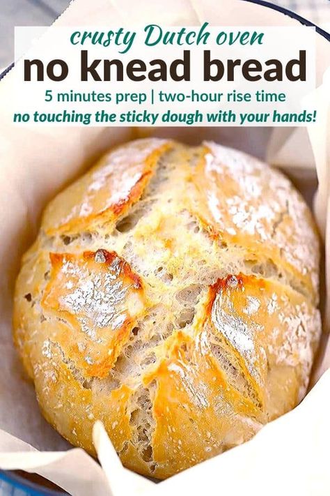 Dutch Oven No Knead Bread, Scandinavian Bread, Pudding Chia, Dutch Oven Bread, Knead Bread Recipe, Homemade Bread Recipes Easy, Artisan Bread Recipes, Knead Bread, Dutch Oven Cooking