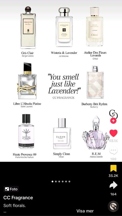 Smell Like Lavender All Day, Perfumes Expensive, Cheap Perfumes That Smell Expensive, Cheap Perfume That Smells Good, Smell Like Lavender, Perfume Suggestions, Lavender Skincare, Perfume Cheap, Replica Perfume