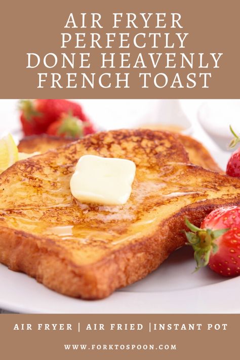 How To Make French Toast In Air Fryer, Crownful Air Fryer Recipes, Air Fryer French Toast Recipes, Air Fry Toast, Air Fried French Toast, French Toast Recipe Air Fryer, Ninja Airfryer Recipes, Gourmia French Door Air Fryer Recipes, French Toast Air Fryer Recipes