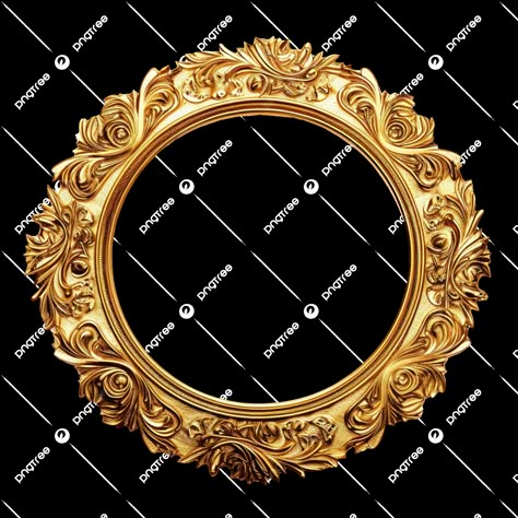 Vintage Circle Frame, Gold Circle Border, Circle Frame Design, White Background Plain, Round Gold Frame, Border Circle, Buddha Drawing, Background Plain, Frames Design Graphic