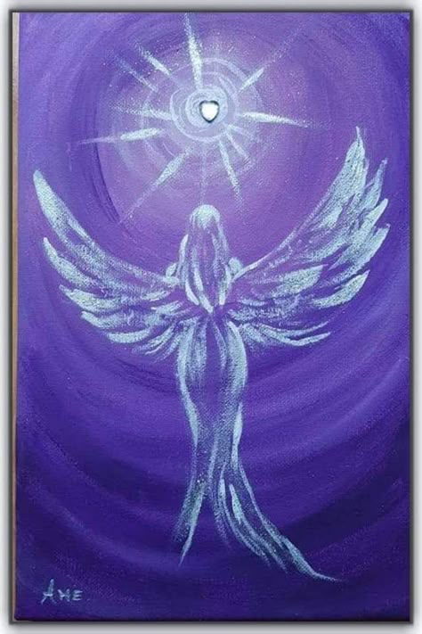 Angle Painting, Angel Painting Ideas, Angel Wings Painting Easy, Angel From Behind, Drawing Of An Angel, Memorial Painting Ideas, Angel Art Drawing Simple, Angel Painting Acrylic, Heaven Painting Easy