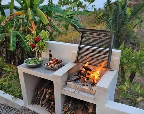 Backyard Grilling Area, Backyard Grilling, Budget Garden, Diy Pool, Patio Decorating Ideas On A Budget, Bbq Area, Ideas Patio, Backyard Fire, Patio Decorating Ideas