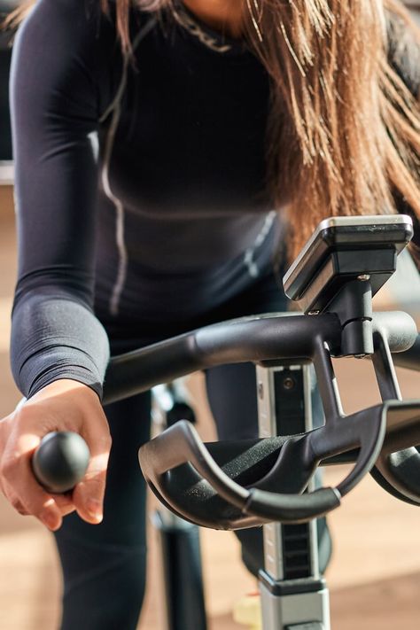 Indoor Cycle Aesthetic, Spin Bike Aesthetic, Fitness Instructor Aesthetic, Indoor Cycling Aesthetic, Cycling At Home, Spin Class Aesthetic, Bike Workouts, Cycling Instructor, Women Fitness Photography