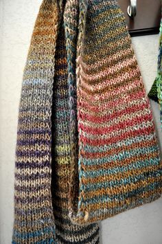 Noro Yarn, Knitting Scarves, Knit Clothing, Christmas Knit, Knit Clothes, Brooklyn Tweed, Knitted Scarves, Striped Scarf, Knit Scarves