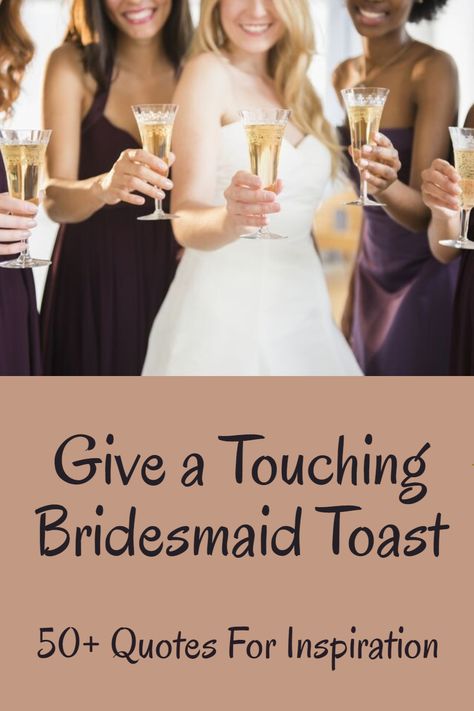 Wedding Toast Quotes, Bridesmaids Quotes, Bridesmaid Quotes, Sister Bridesmaid, Quotes For Inspiration, 50 Quotes, Wedding Toast, 50th Quote, Lovely Eyes