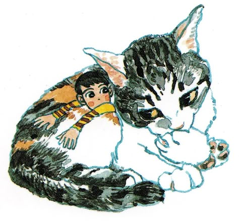 Daisuke Igarashi, Cat Illustration Art, Skill Issue, Aye Aye, Arte Inspo, Cat Illustration, Funky Art, Pretty Art, Cat Art