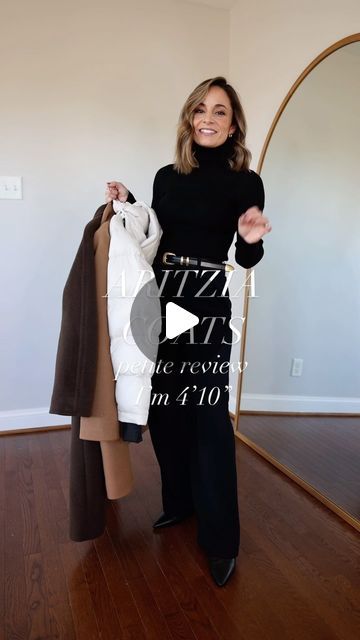 Brooke Anderson on Instagram: "Reviewing the fit a few of the popular coats from @aritzia #aritziapartner 

Aritzia is known for their beautiful coats that are so warm and soft! They’re not all a perfect petite fit but there can be a little give and take. More reviews of the outfits I’m wearing under the coats as well in my story today! 

Links to shop can be found in my story and through the link in my bio. 

My sizing for each coat: 
Super Puff: xxs 
Cocoon: xxs 
Slouch: xxs short

Follow my shop @pumpsandpushups on the @shop.LTK app to shop this post and get my exclusive app-only content!

#liketkit #LTKSeasonal
@shop.ltk
https://liketk.it/4UTjC

#petitefashion #petitestyle" Aritzia Cocoon Coat Outfit, Aritzia Slouch Coat Outfit, Super Puff Aritzia Outfit, Aritzia Slouch Coat, Aritzia Slouch, Aritzia Cocoon Coat, Cocoon Coat Outfit, Super Puff Aritzia, Slouch Coat