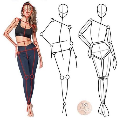 Croquis Poses Illustration, Croquis Poses, Figure Drawing Tutorial, Fashion Illustration Poses, Human Body Drawing, Human Figure Sketches, Fashion Illustration Tutorial, Fashion Illustration Collage, Desain Buklet