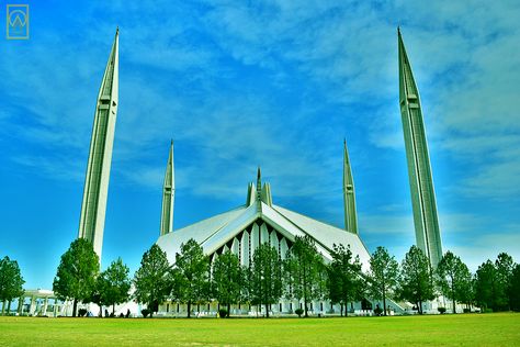 Faisal Mosque Faisal Masjid, Faisal Mosque, Sketch Book, Canvas Painting, Oil Painting, Building, Canvas, Photography, Travel