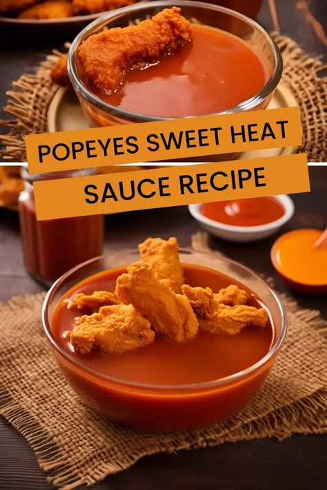 Popeyes Sweet Heat Sauce Recipe – Hungarian Chef Sweet Heat Sauce Recipe, Sweet Heat Sauce, Wing Sauce Recipes, Homemade Sauce Recipes, Hot Sauce Recipes, Copykat Recipes, Rub Recipes, Sweet Heat, Sauces And Dressings