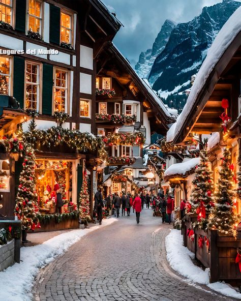 Switzerland Christmas, Grindelwald Switzerland, Christmas Destinations, Christmas In Europe, Switzerland Travel, Christmas Travel, Dream Travel Destinations, Dream Holiday, Christmas Scenes