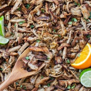 The BEST Pork Carnitas (Crockpot Pulled Pork) - Lauren Fit Foodie Pork Tenderloin Carnitas Slow Cooker, Pork Tenderloin Carnitas, Pork Tenderloin Tacos, Pulled Pork Tenderloin, Carnitas Crockpot, Best Pork Tenderloin, Lauren Fit Foodie, Shredded Chicken Crockpot, Tender Shredded Chicken